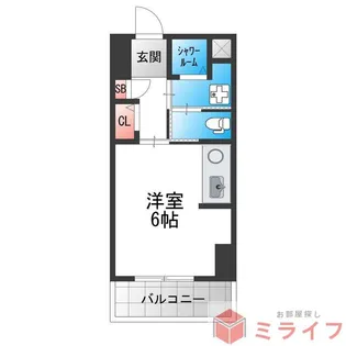 ロイヤルハイツ新深江【5階】の間取り