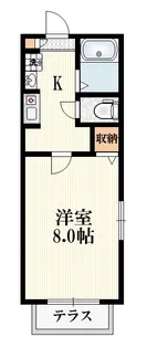 パルソレイユ【1階】の間取り