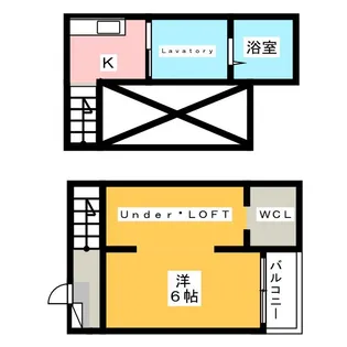 わっせHYOUTANYAMA【1階】の間取り