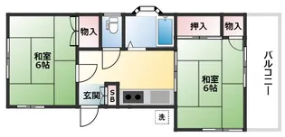 高橋荘【1階】の間取り