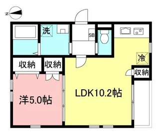 メゾンそよご【2階】の間取り
