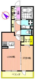 ポルトボヌール【3階】の間取り