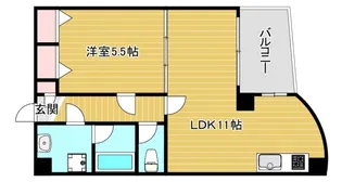 フェルザ今宮戎【3階】の間取り