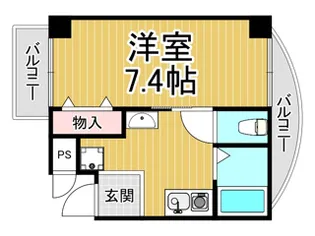 アネックス東塚口【2階】の間取り