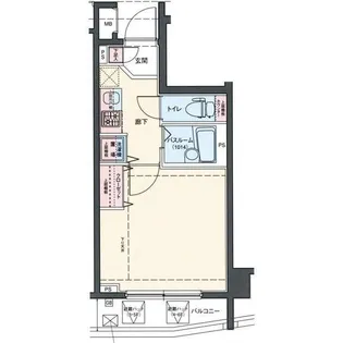 ロアール溝口駅前【5階】の間取り