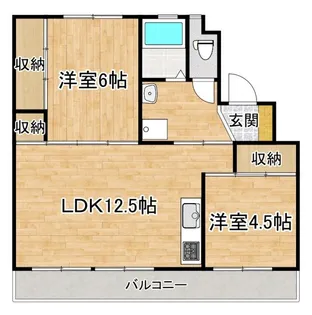 スカイクレスト2号棟【2階】の間取り