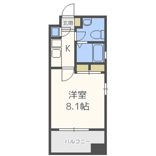 サヴォイテンジンクォーター【4階】の間取り