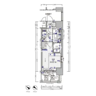 エスリード神戸グランドール【6階】の間取り