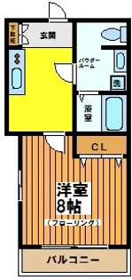 ドエル書房ビル【2階】の間取り