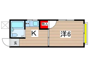 サンホワイト森山【2階】の間取り