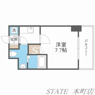 SERENiTE日本橋SUD【2階】の間取り