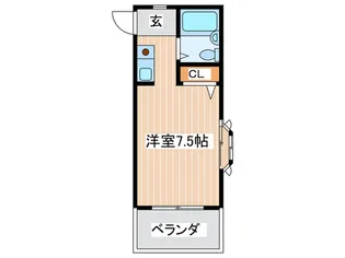 7ストーリー・アカバネ【3階】の間取り