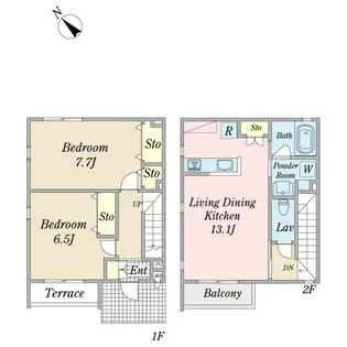 luxe成城の間取り