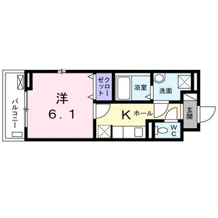 ラシュレ十条【2階】の間取り