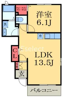 エクセレントガーデン雅I【1階】の間取り
