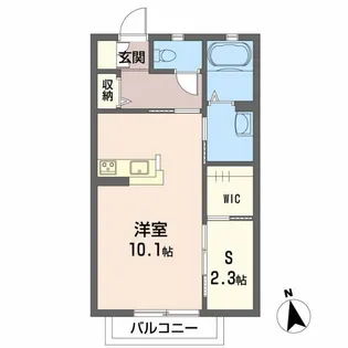 SKガーデン B棟【2階】の間取り