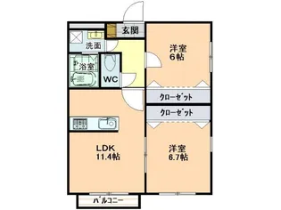 グレイスメゾン立石2番館【1階】の間取り