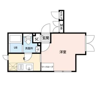 LAPIS大井町II【3階】の間取り