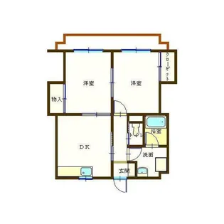 リビエールII【1階】の間取り