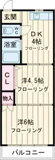 シルバーハイム【3階】の間取り