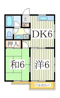 ミニヨンヌ【2階】の間取り