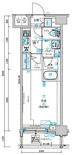 メインステージ森下駅前【4階】の間取り
