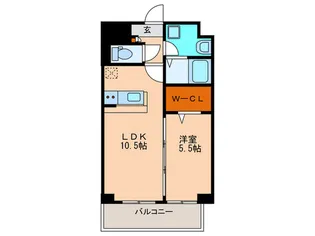 プレミアムワン【3階】の間取り