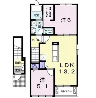 パストラリI【2階】の間取り
