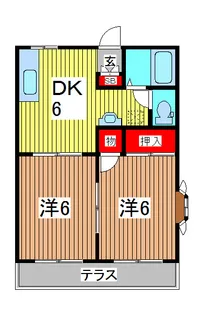 コート芝ファミールI【2階】の間取り