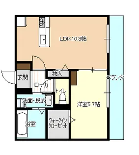 エターニ細工町【3階】の間取り