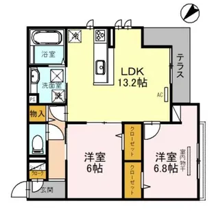 Soleil Levant【3階】の間取り