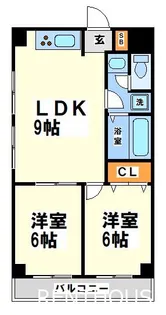 ドンジョン国領【4階】の間取り