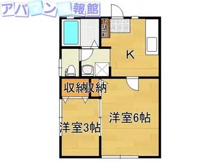 マグノリア小林【2階】の間取り