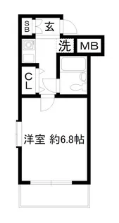 ダイアパレス京都祇園【5階】の間取り