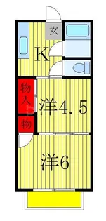 アゼリアハイツ【2階】の間取り