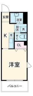 グレイスコート武蔵小杉【4階】の間取り