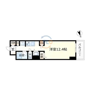 サンエール南堀江【2階】の間取り