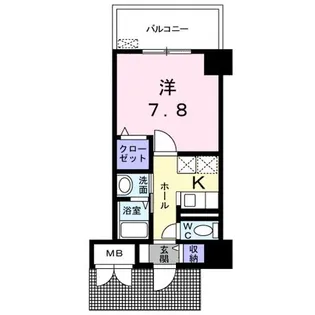 フューチャー野里【4階】の間取り