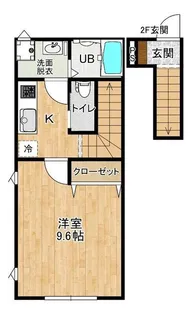 Rainbow Mirai B棟【2階】の間取り