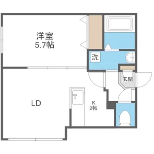 ビクトワール澄川【4階】の間取り