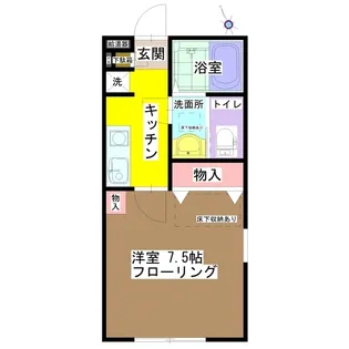 ラ・レジブルII【1階】の間取り