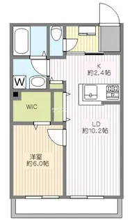 ル.デパール【1階】の間取り