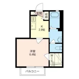 グランディア鷺沼B【1階】の間取り