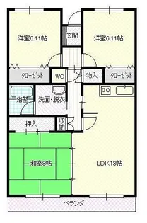 YAMAGEN末広【1階】の間取り