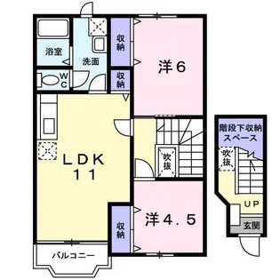 フィールドストーンII【2階】の間取り
