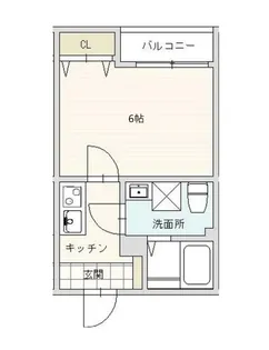 アーバンブルー高砂【2階】の間取り
