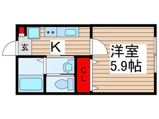 大和田ステーションハイツ【2階】の間取り