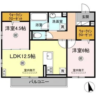 サンコートHIKARI【2階】の間取り