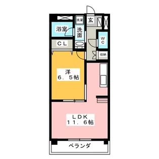 メゾンソフィア【2階】の間取り