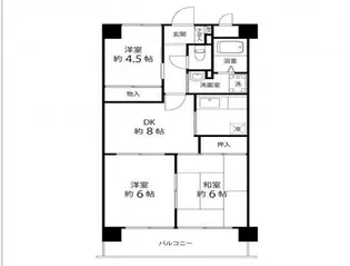 T’s garden蕨II【5階】の間取り